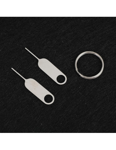 Herramienta de Extracción de Tarjeta SIM CIATBYYJ - 2 Piezas con Llavero