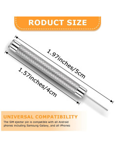 Juego de 5 herramientas de extracción de tarjeta SIM Teaaha 2