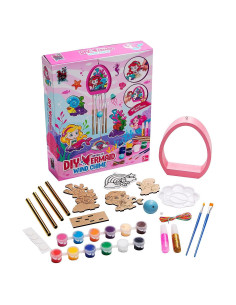 Kit de Campana de Viento DIY Fun Express - Sirena de Madera