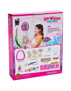 Kit de Campana de Viento DIY Fun Express - Sirena de Madera 2