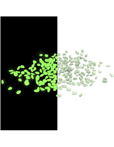 Piedras de Jardín Brillantes en la Oscuridad Pure Garden 200 Unidades