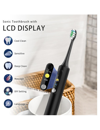 Cepillo de dientes eléctrico Achamree SN-P1 recargable USB