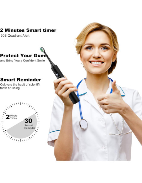 Cepillo de dientes eléctrico Achamree SN-P1 recargable USB