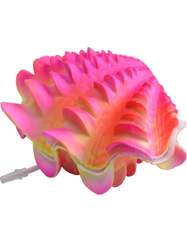 Adorno de Acuario Uotyle Almeja Tropical Rosa Melocotón