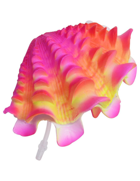 Adorno de Acuario Uotyle Almeja Tropical Rosa Melocotón
