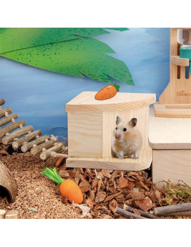 Casa de Madera Joyzan para Hámster y Animales Pequeños