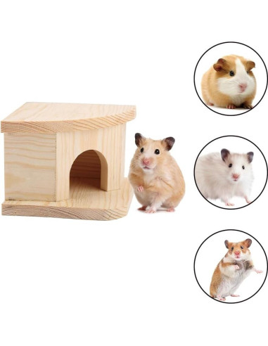 Casa de Madera Joyzan para Hámster y Animales Pequeños