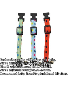 Collar Arnés Ajustable para Dragón Barbudo Copfeu Azul M 2