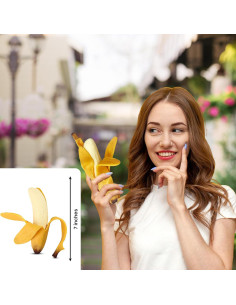 Plátano Aplastable Realista Vaulted Skulls 18 cm - Alivio Estrés 2