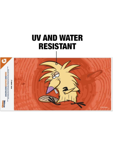 Calcomanía de Auto Castores Enfurecidos Graphics and More 19.3x10.2cm