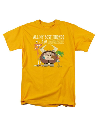 Camisa de Manga Corta Dorada para Hombre Foster's Home 2X