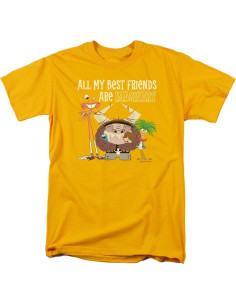 Camisa de Manga Corta Dorada para Hombre Foster's Home 2X 2