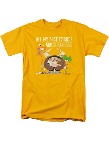 Camisa de Manga Corta Dorada para Hombre Foster's Home 2X