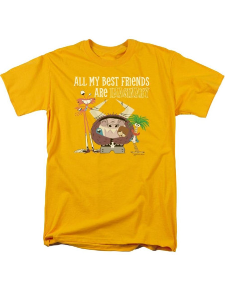 Camisa de Manga Corta Dorada para Hombre Foster's Home 2X