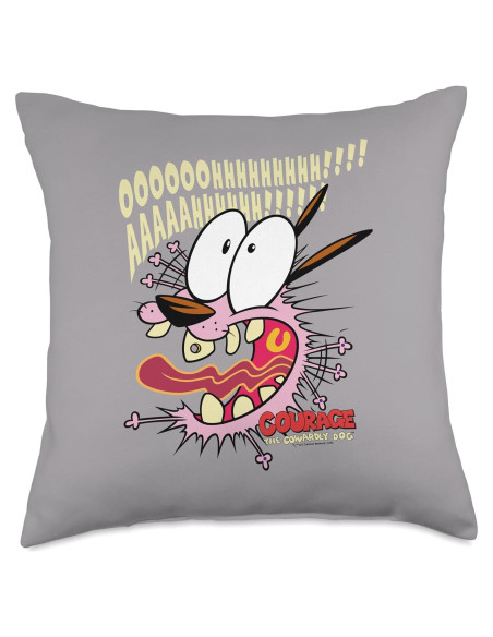 Almohada de Lanzamiento Courage el Perro Cobarde 45x45 cm