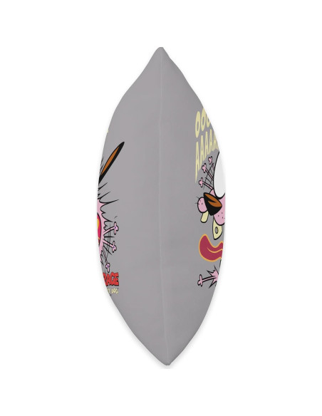 Almohada de Lanzamiento Courage el Perro Cobarde 45x45 cm