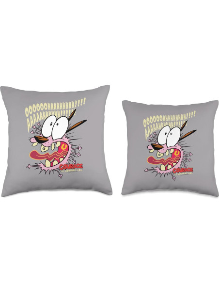 Almohada de Lanzamiento Courage el Perro Cobarde 45x45 cm