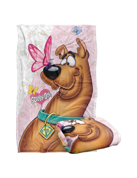 Manta Suave de Forro Polar LOGOVISION Mariposa 91x147 cm