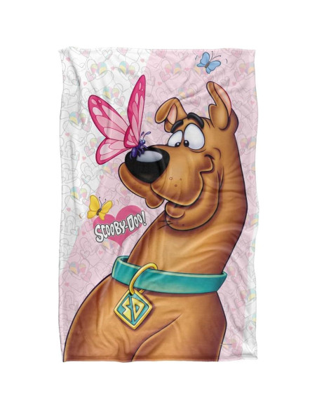 Manta Suave de Forro Polar LOGOVISION Mariposa 91x147 cm