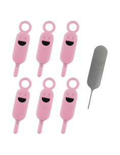 Kit de Herramientas para Tarjeta SIM Lilaly 6 Pcs Rosa
