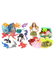 Tronco de Vestir Princesa Toycost con 4 Disfraces y Animales 3D