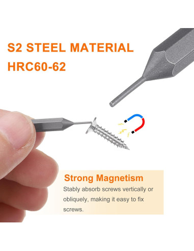 10 Piezas Bit Destornillador Extracción Tarjeta SIM HARFINGTON 4mm