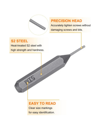10 Piezas Bit Destornillador Extracción Tarjeta SIM HARFINGTON 4mm