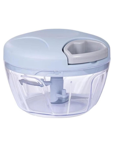 Picador de Verduras Manual Genérico 500ml Azul - Procesador Compacto