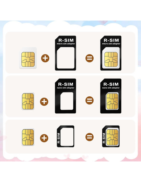 Kit Adaptador SIM 4 en 1 Psyqtsuary - 10 Piezas Negro