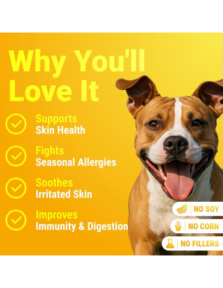 Golosinas para Alergia de Perro WuffWell - 140 Unidades