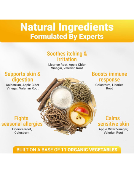 Golosinas para Alergia de Perro WuffWell - 140 Unidades