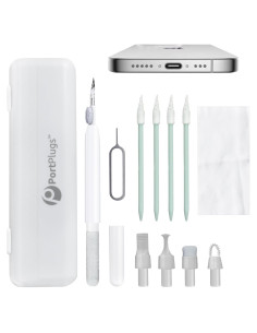 Kit de limpieza 11 en 1 PortPlugs para dispositivos móviles