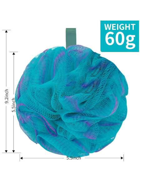 Esponjas de Loofah Suaves Carrie Joe 4Pcs 60g Exfoliantes