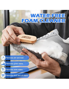 Kit Limpiador de Zapatos de Espuma 3 en 1 - Eficaz y Rápido 2