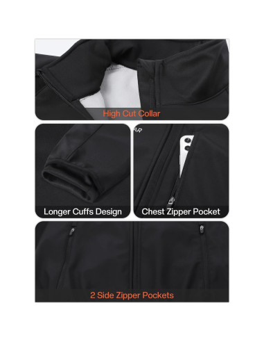 Chaqueta de Ciclismo de Invierno BERGRISAR Hombre 6 Bolsillos