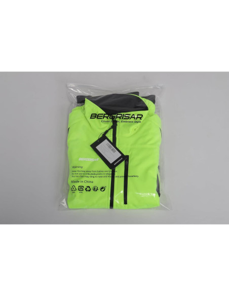 Chaqueta de Ciclismo de Invierno BERGRISAR Hombre 6 Bolsillos
