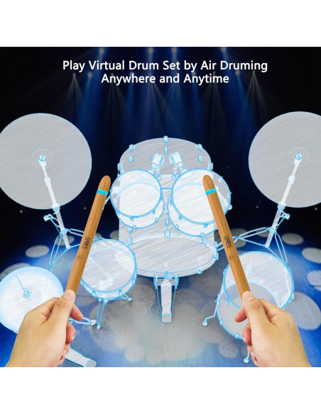 Bastones de Batería Eléctrica Virtual BNC 4ta Generación