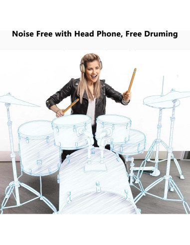 Bastones de Batería Eléctrica Virtual BNC 4ta Generación