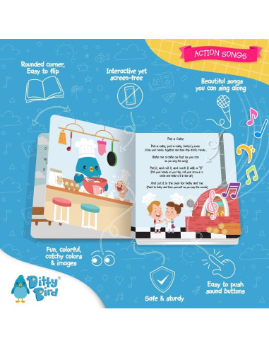 Libro Musical Ditty Bird Soy una Tetera - Sonido para Bebés