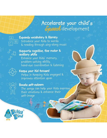 Libro Musical Ditty Bird Soy una Tetera - Sonido para Bebés