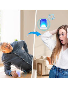 Sistema de Alerta para Cuidadores XiDaPuBen 100m Inalámbrico 2