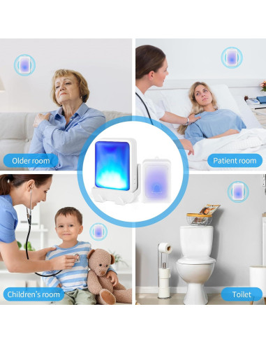 Sistema de Alerta para Cuidadores XiDaPuBen 100m Inalámbrico