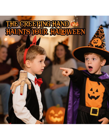 Mano que Se Arrastra Kodvinp con Luz y Sonido - Accesorio Halloween