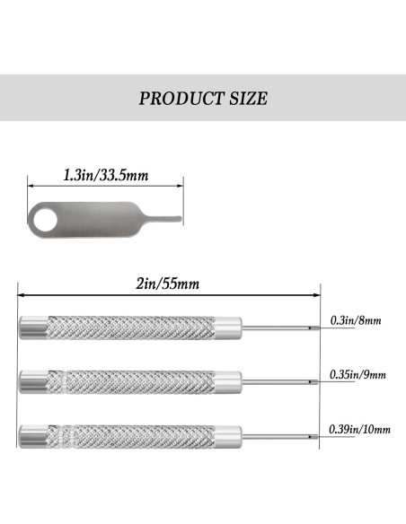 Juego de 7 Herramientas de Extracción SIM RAKDSYMC - Compatible con Smartphones