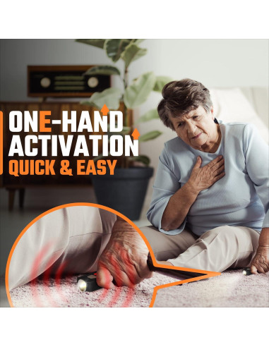 Alarma Personal WETEN 130dB Recargable USB Impermeable Negro