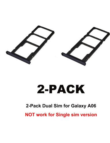 Bandeja Doble SIM para Galaxy A06 BATLABB Azul - 2 Pcs