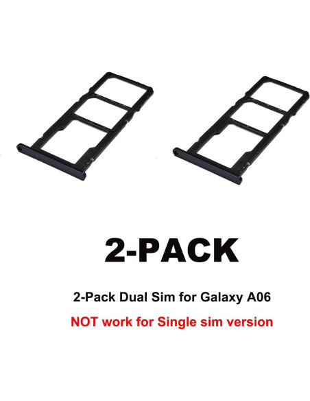 Bandeja Doble SIM para Galaxy A06 BATLABB Azul - 2 Pcs