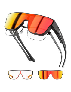 Gafas de sol fotocromáticas KAPVOE UV400 para uso sobre gafas