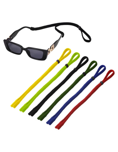 Correa Ajustable para Gafas 6 Piezas Antideslizante Unisex