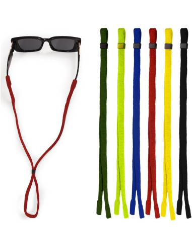 Correa Ajustable para Gafas 6 Piezas Antideslizante Unisex